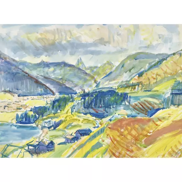 "Davos mit Tinzenhorn"
