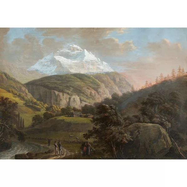 Georg Volmar — Das Lauterbrunnental mit Jungfrau.