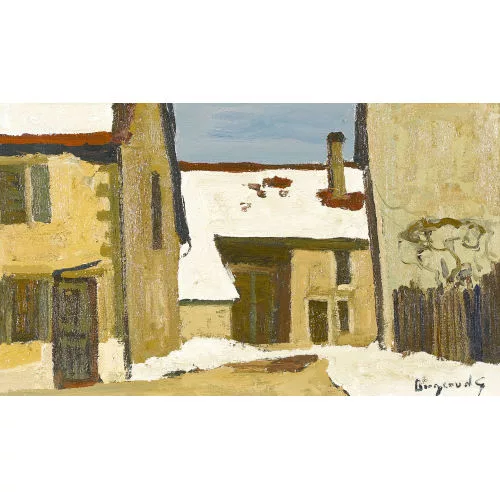 Georges Borgeaud — Winterlandschaft in Genf.