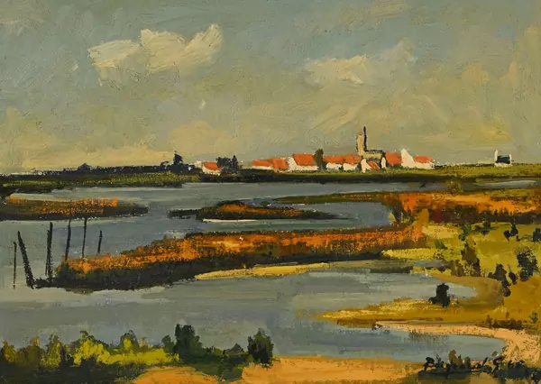 Georges Borgeaud — Vue d'un estuaire, 1965