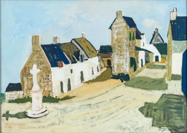 Georges Borgeaud — Vieux Faubourg en Bretagne,