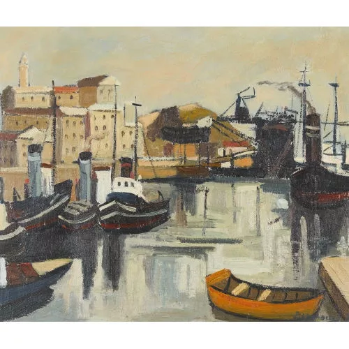 Georges Borgeaud — "Port de Savona (Italie)".
