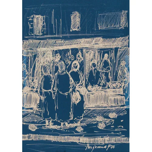 Georges Borgeaud — Auf dem Markt.