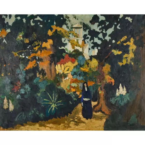 La femme au jardin