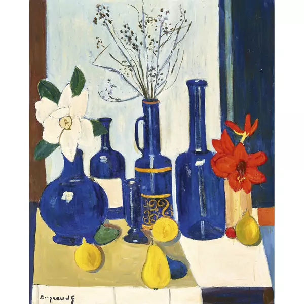 Les pots bleus