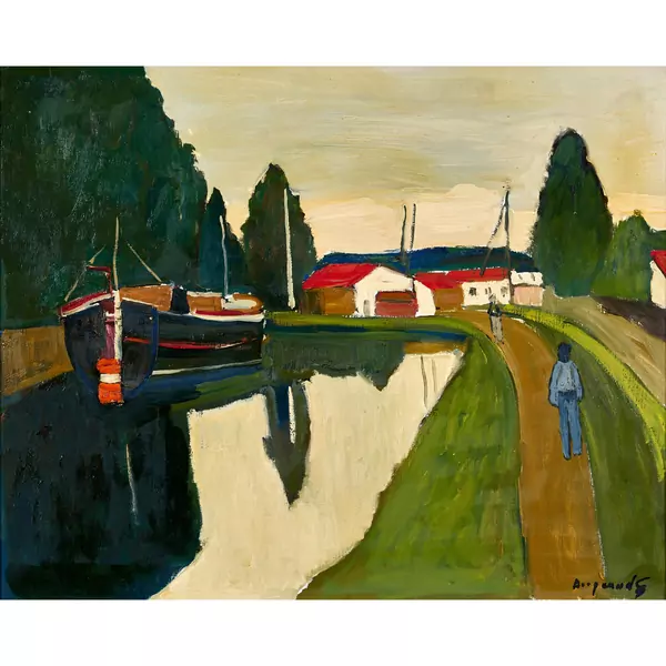 Canal au chaland