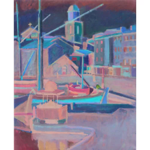 Georges Darel — "Le port, St-Tropez".