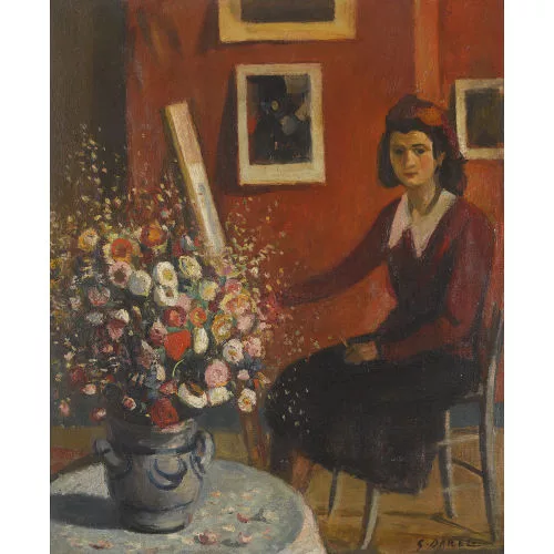 Georges Darel — "Intérieur - l′Élève".
