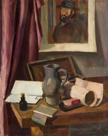 Intérieur au portrait