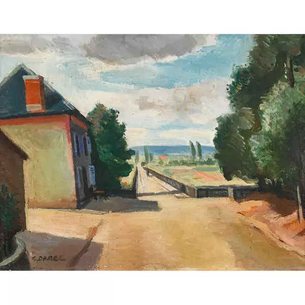 Sommerliche Strassenpartie