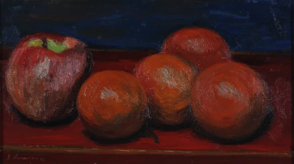 Georges Dessouslavy — Stillleben mit Äpfeln, 1943