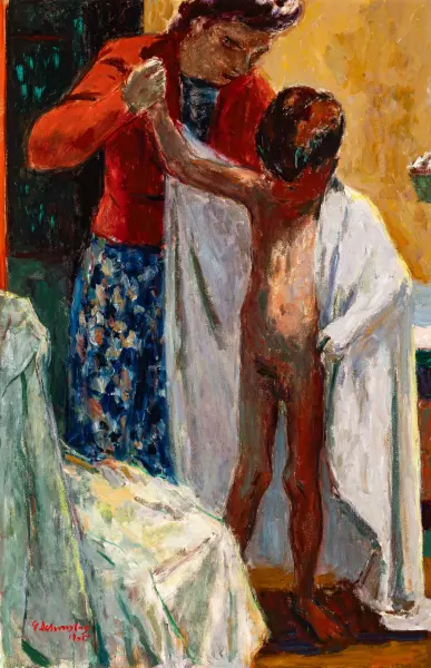 Mutter und Sohn