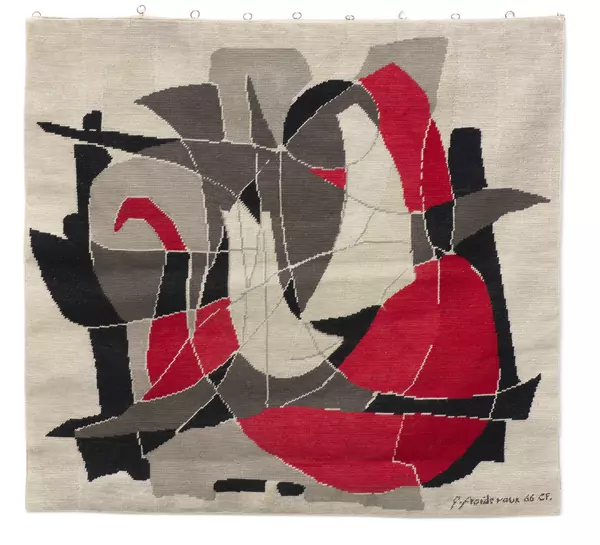 Georges FROIDEVAUX (1911-1968), 'Composition', tapisserie — DognyAuction