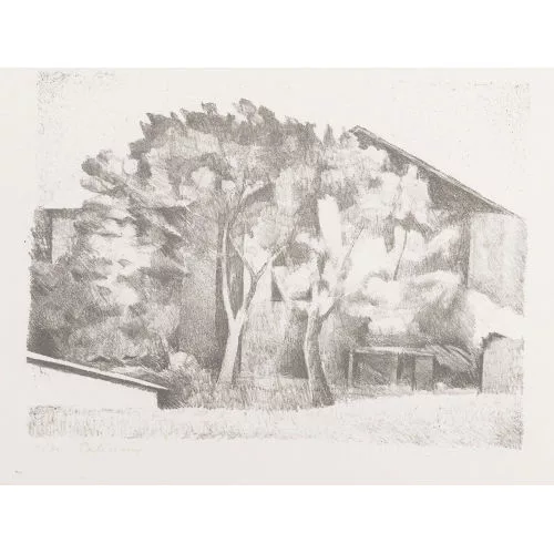 Gérard de Palézieux — Paysage à Chippis.