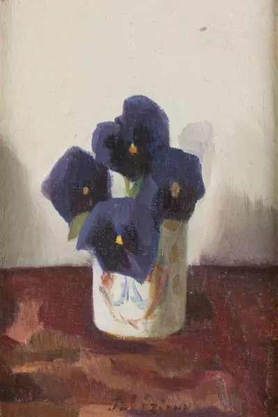 Gérard de PALEZIEUX (1919-2012), "Les violettes" — DognyAuction
