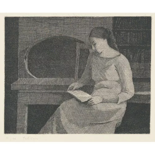 Gérard de Palézieux — Femme lisant.