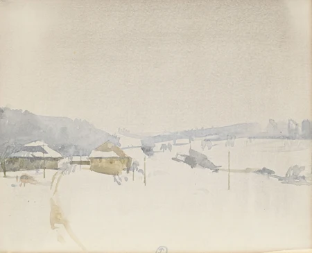 Paysage enneigé