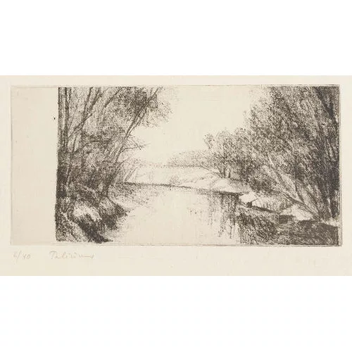 Gérard de Palézieux — "Canal à Salquenen".