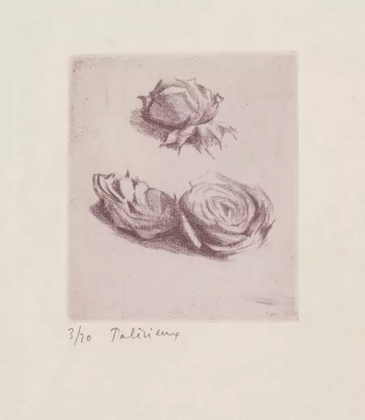 Gérard de PALEZIEUX (1919-2012), "Trois roses" — DognyAuction