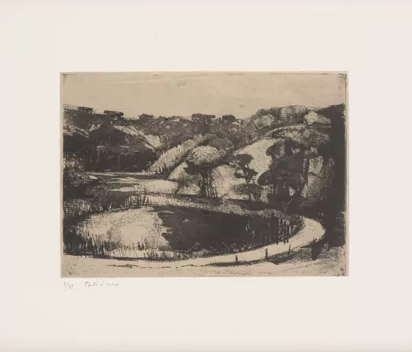 Gérard de PALEZIEUX (1919-2012), "Les Étangs de Finges" — DognyAuction