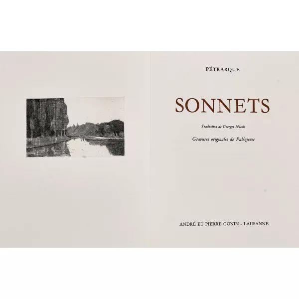 Gérard de Palézieux — "Pétrarque. Sonnets".