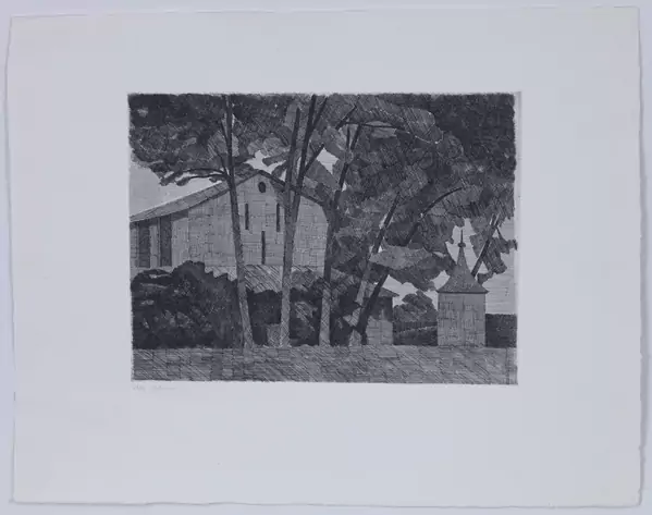 Gérard de Palézieux — "Ferme à Saint-Léonard" — Piguet Hôtel des Ventes