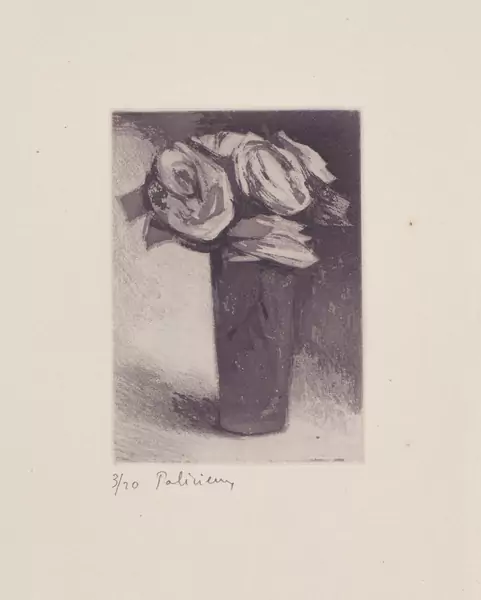 Gérard de PALEZIEUX (1919-2012), "Bouquet de roses" — DognyAuction