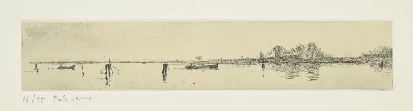 Gérard de Palézieux — Canal sur la lagune