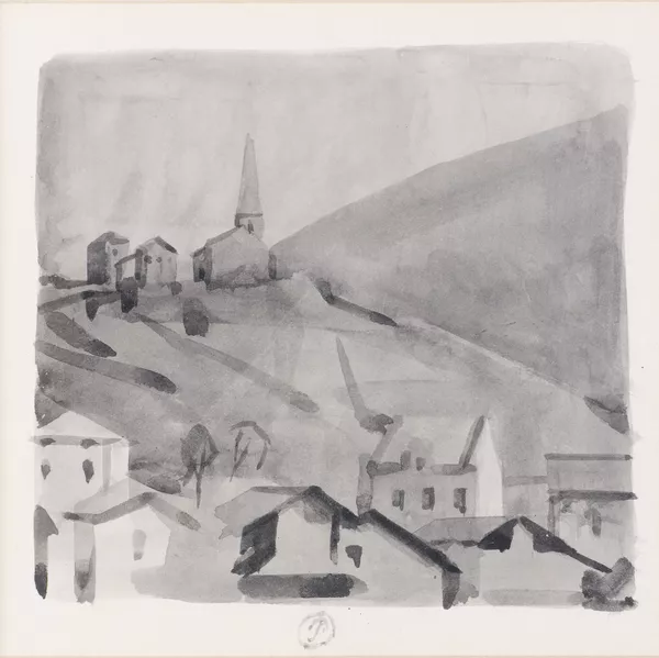 Gérard de Palézieux (1919-2012), "Raron dans le Valais" — DognyAuction