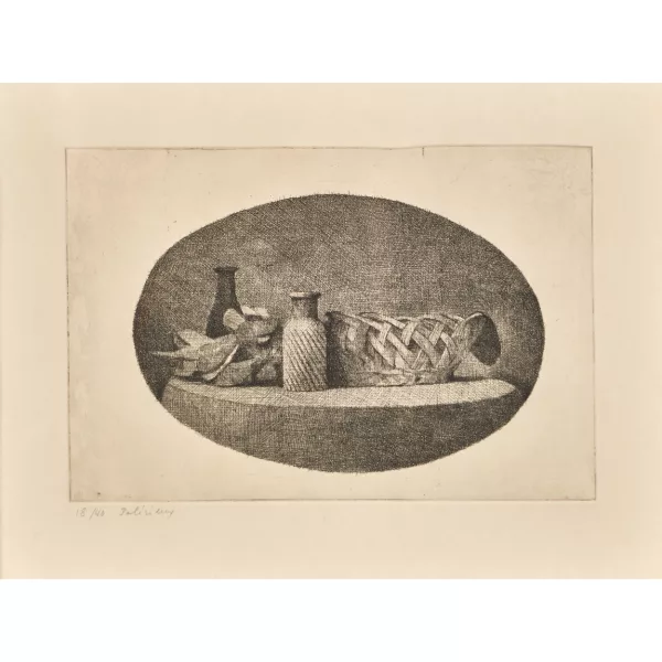 Gérard de Palézieux — "Nature morte ovale".