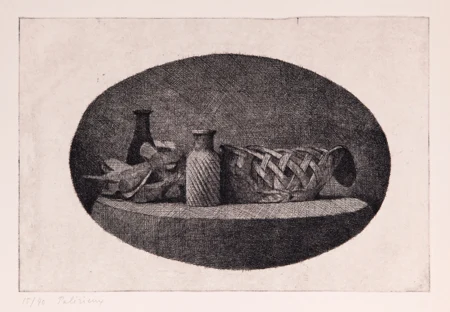 Nature morte ovale