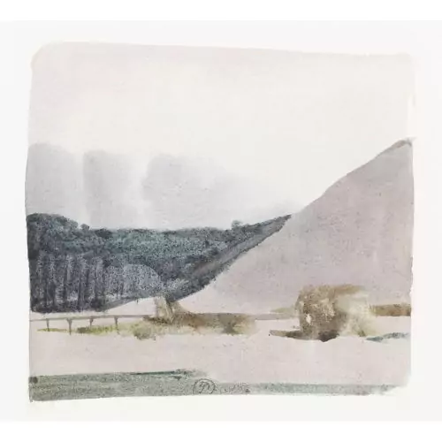 Landschaft mit einer Brücke