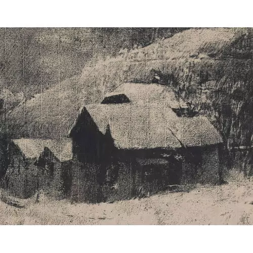 "Granges sous la neige"