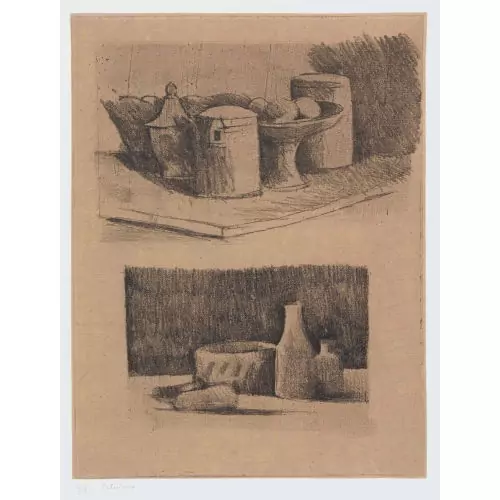 "Coupe de citrons et pots" / "Petite corbeille et pots"