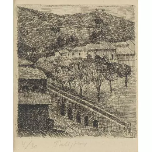 "Paysage à Urbino"