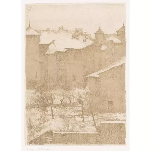 "Jardins sous la Neige à Sion"
