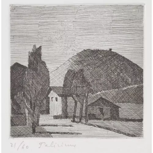 "Route près de Granges (Valais)"