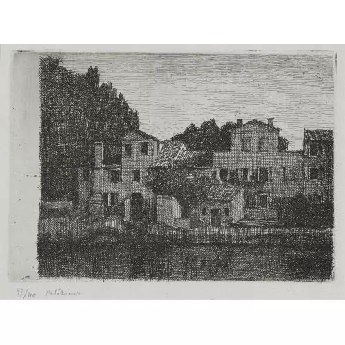 "Maisons à Dolo (Venise)"