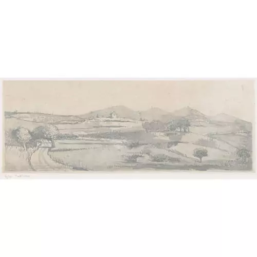 "Collines et pavillon à Salquenen"