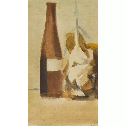 Nature morte à la bouteille