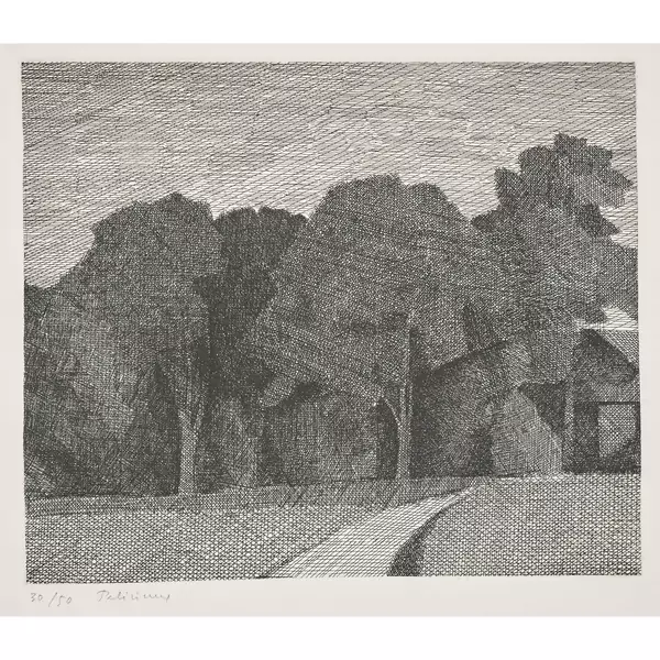 "Paysage à Grignan"