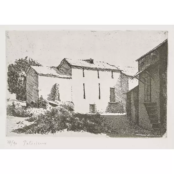 "Les granges à Chippis"
