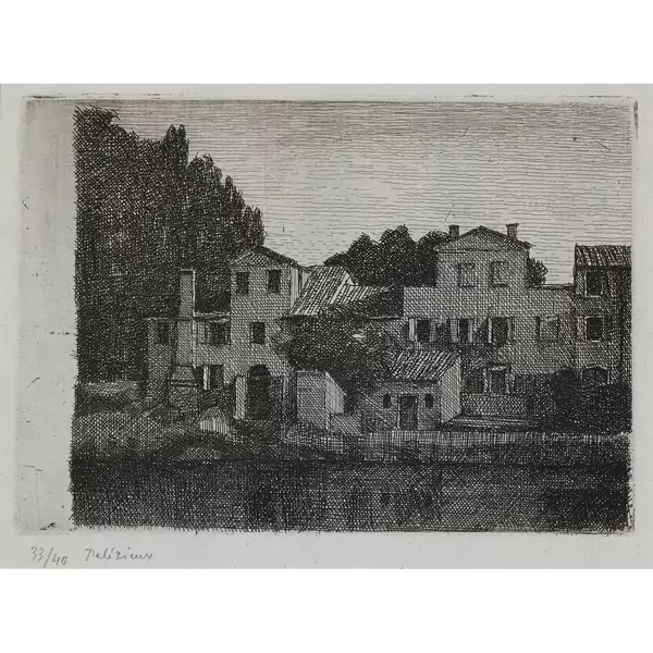 "Maisons à Dolo (Venise)"