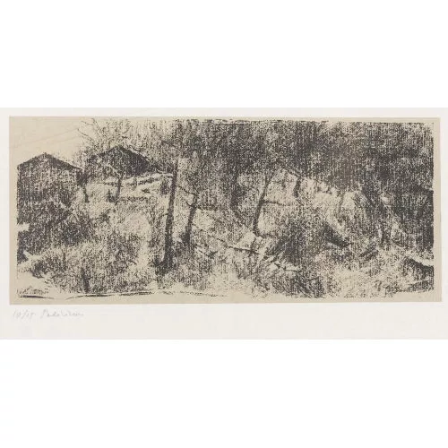Gérard de Palézieux — "Deux granges à Varone".
