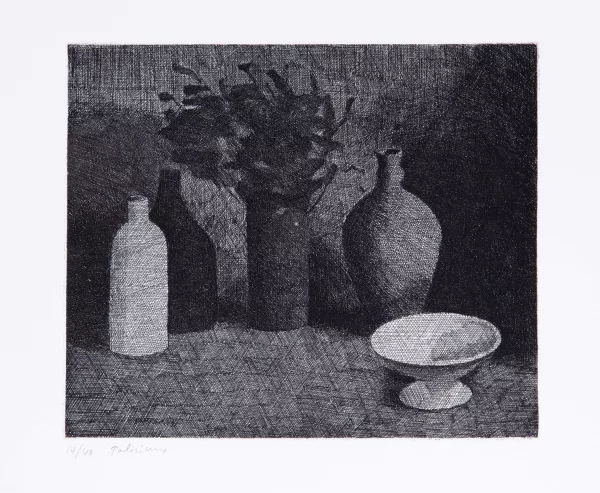 Gérard de Palézieux — Nature morte à la coupe blanche"