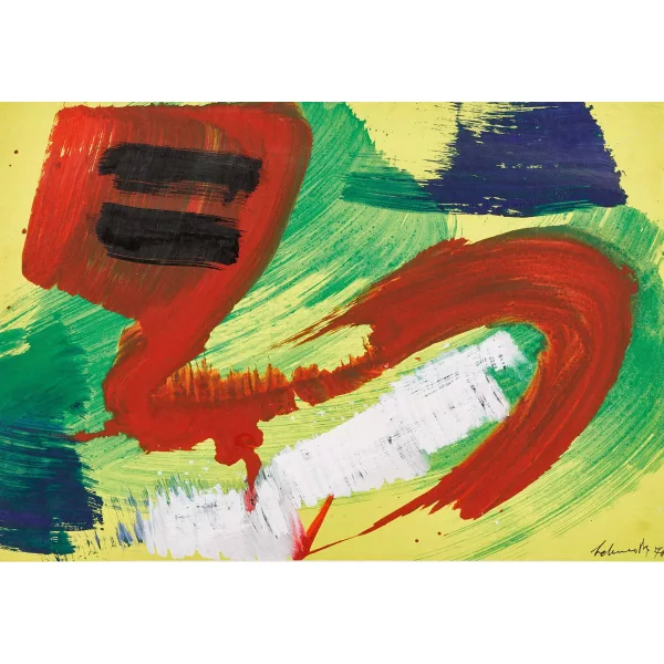 GÉRARD ERNEST ALBERT SCHNEIDER — "Composition abstrait".