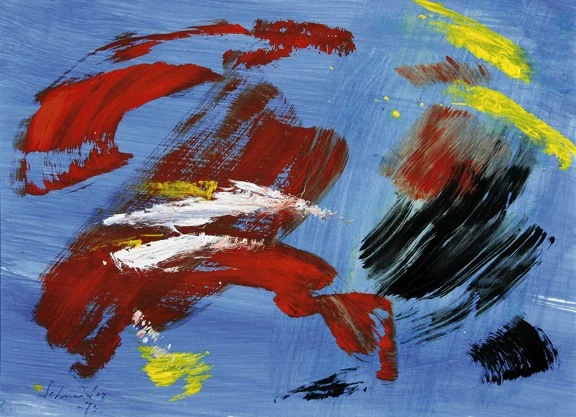 Gérard Schneider — Composition, 1973