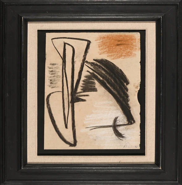 Gérard Schneider — Abstrakte Komposition, 1947