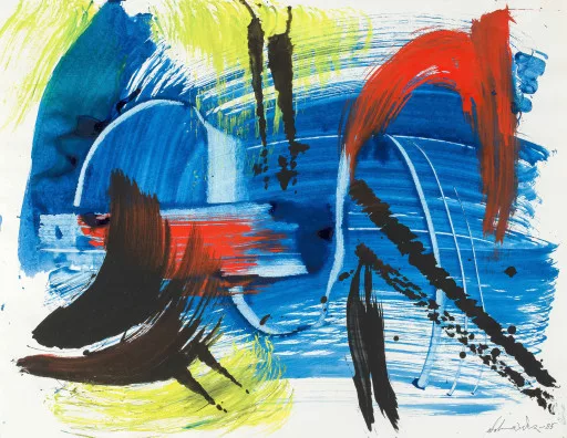 Gérard Schneider — Ohne Titel, 1985