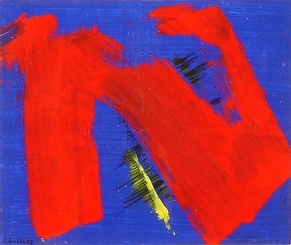 Gérard Schneider — Komposition 12 Y, 1968